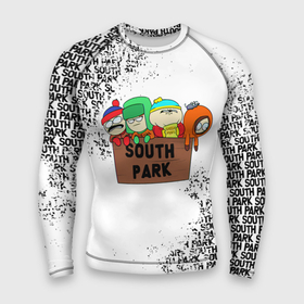 Мужской рашгард 3D с принтом Южный парк  персонажи  South Park ,  |  | kenny | south park | кенни | мультфильм | саус парк | сауспарк | сериал | южный парк