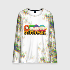 Мужской лонгслив 3D с принтом Мультфильм Южный парк  | South Park в Курске, 100% полиэстер | длинные рукава, круглый вырез горловины, полуприлегающий силуэт | kenny | south park | кенни | мультфильм | саус парк | сауспарк | сериал | южный парк