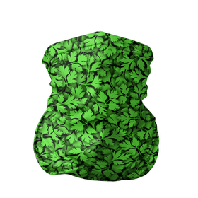 Бандана-труба 3D с принтом Кинза в Петрозаводске, 100% полиэстер, ткань с особыми свойствами — Activecool | плотность 150‒180 г/м2; хорошо тянется, но сохраняет форму | kinza | vegan | веган | дача | зелень | кориандр | листья | овощи | огород | паттерн | петрушка | пряность