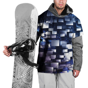 Накидка на куртку 3D с принтом Параллакс эффект в Курске, 100% полиэстер |  | 3d | parallax | абстракции | измерения | объёмные | паттерн | пространство