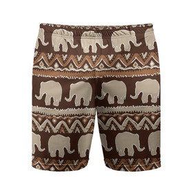 Мужские шорты спортивные с принтом слоны паттерн в Белгороде,  |  | африка | паттерн | слон | слоны | слоны паттерн | текстуры