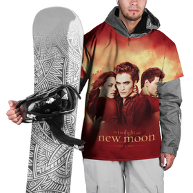 Накидка на куртку 3D с принтом Новая луна в Тюмени, 100% полиэстер |  | вампир | волк | любовь | надпись | персонажи | сумерки