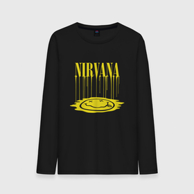Мужской лонгслив хлопок с принтом Nirvana Логотип Нирвана в Белгороде, 100% хлопок |  | kurt cobain | music | nirvana | rock | кабейн | кобейн | курт | курт кобейн | музыка | нирвана | рок