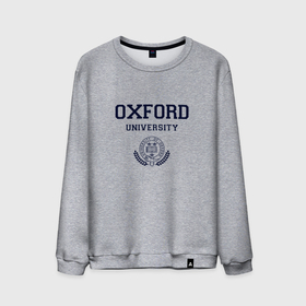 Мужской свитшот хлопок с принтом Оксфорд   логотип университета в Белгороде, 100% хлопок |  | university of oxford | англия | британия | великобритания | вуз | колледж | образование | оксфорд | студенты | университет | школа