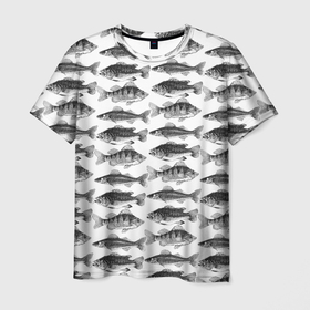Мужская футболка 3D с принтом рыба карась в Кировске, 100% полиэфир | прямой крой, круглый вырез горловины, длина до линии бедер | ocean | sea | sea animal | графика | лосось | море | морские мотивы | морской принт | морской фон | океан | паттерн | рисунок рыбы | рыба | рыбалка | текстуры | форель