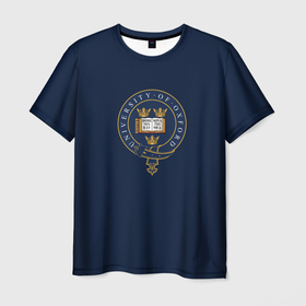 Мужская футболка 3D с принтом Oxford   эмблема университета в Кировске, 100% полиэфир | прямой крой, круглый вырез горловины, длина до линии бедер | university of oxford | англия | британия | великобритания | вуз | колледж | образование | оксфорд | студенты | университет | школа