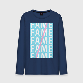 Мужской лонгслив хлопок с принтом FAME style в городе Новоалтайск, 100% хлопок |  | fame | fame style | популярность | популярный стиль | прикольная надпись
