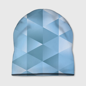 Шапка 3D с принтом Треугольники | 3D Frozzen (2022) в Петрозаводске, 100% полиэстер | универсальный размер, печать по всей поверхности изделия | 0x000000123 | 3d | fade | абстрактный рисунок | градиент | заливка | линии | неон | полосы | текстиль | текстура