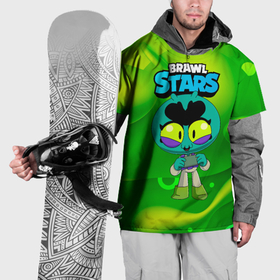 Накидка на куртку 3D с принтом Eve green   brawl    Stars в Санкт-Петербурге, 100% полиэстер |  | Тематика изображения на принте: 