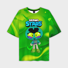 Мужская футболка oversize 3D с принтом Eve green   brawl    Stars ,  |  | 