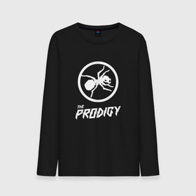 Мужской лонгслив хлопок с принтом Prodigy логотип , 100% хлопок |  | prodigy | the prodigy | кит флинт | лого prodigy | лого продиджи | логотип prodigy | логотип the prodigy | музыка | муравей | прдиджи | техно | электро