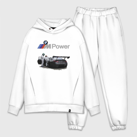 Мужской костюм хлопок OVERSIZE с принтом BMW Motorsport   M Power   Racing Team в Петрозаводске,  |  | bmw | germany | motorsport | racing | team | автоспорт | бмв | германия | гонка