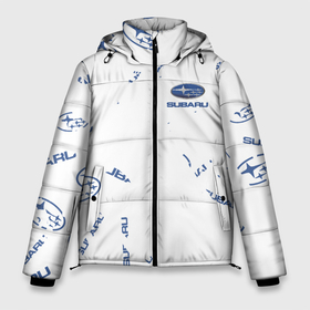 Мужская зимняя куртка 3D с принтом subaru субару Паттерн в Новосибирске, верх — 100% полиэстер; подкладка — 100% полиэстер; утеплитель — 100% полиэстер | длина ниже бедра, свободный силуэт Оверсайз. Есть воротник-стойка, отстегивающийся капюшон и ветрозащитная планка. 

Боковые карманы с листочкой на кнопках и внутренний карман на молнии. | 2020 | auto | sport | subaru | авто | автомобиль | автомобильные | бренд | марка | машины | спорт | субару