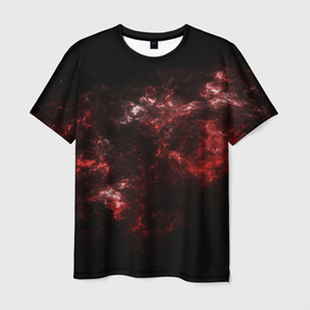Мужская футболка 3D с принтом Красный космос | Red space в Курске, 100% полиэфир | прямой крой, круглый вырез горловины, длина до линии бедер | red | red space | space | universe | вселенная | космическое пространство | космос | красный космос | сингулярность