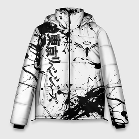 Мужская зимняя куртка 3D с принтом Токийские мстители | Tokyo Revengers logo (краска) , верх — 100% полиэстер; подкладка — 100% полиэстер; утеплитель — 100% полиэстер | длина ниже бедра, свободный силуэт Оверсайз. Есть воротник-стойка, отстегивающийся капюшон и ветрозащитная планка. 

Боковые карманы с листочкой на кнопках и внутренний карман на молнии. | anime | tokyo revengers | аниме | брызги краски | краска | лого | логотип | мультсериал | мультфильм | токийские мстители