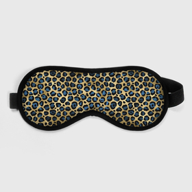 Маска для сна 3D с принтом стиль леопарда (шкура леопарда) в Санкт-Петербурге, внешний слой — 100% полиэфир, внутренний слой — 100% хлопок, между ними — поролон |  | кожа леопарда | леопард | пятна | текстура леопарда