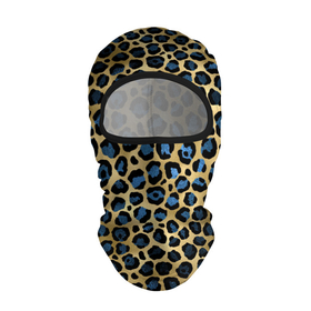 Балаклава 3D с принтом стиль леопарда (шкура леопарда) в Новосибирске, 100% полиэстер, ткань с особыми свойствами — Activecool | плотность 150–180 г/м2; хорошо тянется, но при этом сохраняет форму. Закрывает шею, вокруг отверстия для глаз кайма. Единый размер | Тематика изображения на принте: кожа леопарда | леопард | пятна | текстура леопарда