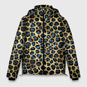 Мужская зимняя куртка 3D с принтом стиль леопарда (шкура леопарда) в Екатеринбурге, верх — 100% полиэстер; подкладка — 100% полиэстер; утеплитель — 100% полиэстер | длина ниже бедра, свободный силуэт Оверсайз. Есть воротник-стойка, отстегивающийся капюшон и ветрозащитная планка. 

Боковые карманы с листочкой на кнопках и внутренний карман на молнии. | Тематика изображения на принте: кожа леопарда | леопард | пятна | текстура леопарда