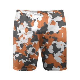 Мужские шорты спортивные с принтом Камуфляж Orange Camo в Курске,  |  | camo | orange | камуфляж | оранжевый | хайп | шмот