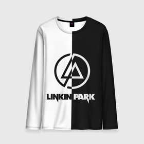 Мужской лонгслив 3D с принтом Linkin Park   ЧБ , 100% полиэстер | длинные рукава, круглый вырез горловины, полуприлегающий силуэт | Тематика изображения на принте: album | bennington | chester | grunge | linkin park | mike | music | rock | shinoda | style | альбом | беннингтон | гитара | гранж | линкин парк | логотип | музыка | надпись | певец | потертости | рок | честер | шинода