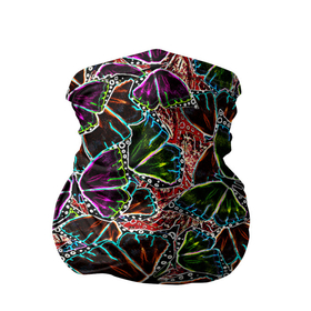 Бандана-труба 3D с принтом Бабочки весны в Екатеринбурге, 100% полиэстер, ткань с особыми свойствами — Activecool | плотность 150‒180 г/м2; хорошо тянется, но сохраняет форму | Тематика изображения на принте: casual | texture | бабочка | бабочки | весенний | креативный | кэжуал | нестандартный | текстура