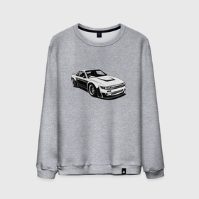 Мужской свитшот хлопок с принтом Nissan Silvia S13 RB в Курске, 100% хлопок |  | art | auto | car | design | illustrator | jdm | nissan | nissansilvia | rocketbunny | silvias13