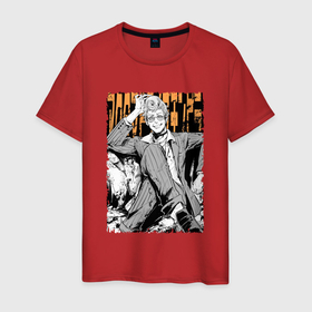 Мужская футболка хлопок с принтом Hoodlum арт в Белгороде, 100% хлопок | прямой крой, круглый вырез горловины, длина до линии бедер, слегка спущенное плечо. | akudama drive | anime | акудама драйв | аниме | анимэ
