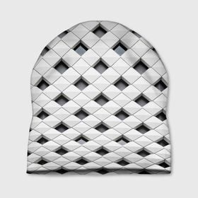 Шапка 3D с принтом Необычная плитка в Екатеринбурге, 100% полиэстер | универсальный размер, печать по всей поверхности изделия | casual | texture | искусство | креативный | кэжуал | нестандартный | паттерн | плитка | текстура