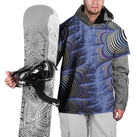 Накидка на куртку 3D с принтом Abstraction pattern 2022 в Кировске, 100% полиэстер |  | abstraction | fashion | pattern | vanguard | абстракция | авангард | мода | узор