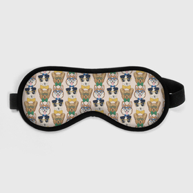 Маска для сна 3D с принтом Собачки хипстеры в очках в Курске, внешний слой — 100% полиэфир, внутренний слой — 100% хлопок, между ними — поролон |  | Тематика изображения на принте: джек рассел | йорк | йоркширский терьер | корги | модные собаки | паттерн | собаки | собаки в очках | собачка | хипстеры