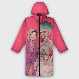 Дождевик унисекс 3D с принтом Ген и Сэнку в городе Новоалтайск,  |  | anime | dr stone | senkuu ishigami | аниме | анимэ | ген асагири | доктор стоун | сэнку ишигами