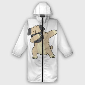 Дождевик унисекс 3D с принтом Дэббинг дог (мопс, Dabbing dog) в городе Новоалтайск,  |  | dab | dabbing | dance | dog | дэб | собака | танец