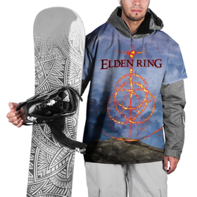 Накидка на куртку 3D с принтом Elden Ring, Logo в Екатеринбурге, 100% полиэстер |  | Тематика изображения на принте: elden ring | игра элден ринг | кольцо элден | кольцо элдена | элден | элден ринг
