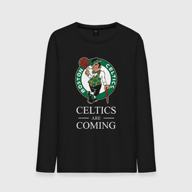 Мужской лонгслив хлопок с принтом Boston Celtics are coming Бостон Селтикс в Петрозаводске, 100% хлопок |  | Тематика изображения на принте: boston | boston celtics | celtics | nba | баскетбол | бостон | бостон селтикс | нба | селтикс