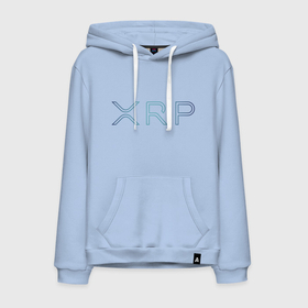 Мужская толстовка хлопок с принтом Криптовалюта XRP и тигр в городе Новоалтайск, френч-терри, мягкий теплый начес внутри (100% хлопок) | карман-кенгуру, эластичные манжеты и нижняя кромка, капюшон с подкладом и шнурком | 