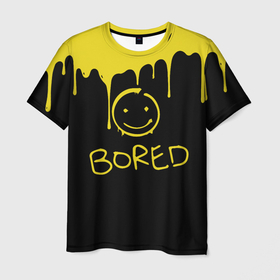 Мужская футболка 3D с принтом Sherlock Bored | Big Smile в Новосибирске, 100% полиэфир | прямой крой, круглый вырез горловины, длина до линии бедер | big smile | bored | serial | sherlock | sherlock bored | smile | боред | сериал | телесериал | шерлок | шерлок холмс