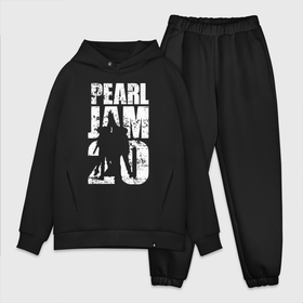 Мужской костюм хлопок OVERSIZE с принтом Pearl Jam, группа ,  |  | Тематика изображения на принте: jam | music | pearl | pearl jam | rock | группа | джем | музыка | пёрл | перл джем | пирл | рок