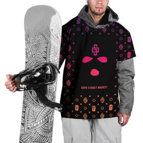 Накидка на куртку 3D с принтом Узор Phantom Ski Mask (Dope Street Market) в Тюмени, 100% полиэстер |  | Тематика изображения на принте: балаклава | камуфляж | модные | узор | хайп | шмот