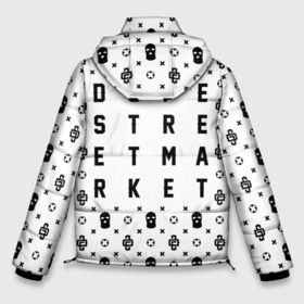 Мужская зимняя куртка 3D с принтом Узор White Dope Camo (Dope Street Market) в Новосибирске, верх — 100% полиэстер; подкладка — 100% полиэстер; утеплитель — 100% полиэстер | длина ниже бедра, свободный силуэт Оверсайз. Есть воротник-стойка, отстегивающийся капюшон и ветрозащитная планка. 

Боковые карманы с листочкой на кнопках и внутренний карман на молнии. | dope | балаклава | камуфляж | модные | узор | хайп | шмот