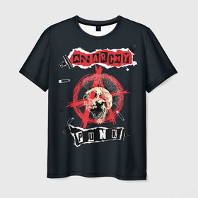 Мужская футболка 3D с принтом ANARCHY PUNK в Белгороде, 100% полиэфир | прямой крой, круглый вырез горловины, длина до линии бедер | dead kennedys | exploited | fpg | punks not dead | анархия | гаражный рок | гражданская оборона | ирокез | король и шут | металл | музыка | наив | панк рок | пурген | рок музыка | рок н ролл | рокер | рокнролл | сектор газа