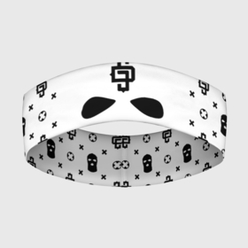 Повязка на голову 3D с принтом Узор White Phantom Ski Mask (Dope Street Market) в Екатеринбурге,  |  | dope | балаклава | камуфляж | модные | узор | хайп | шмот