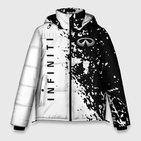 Мужская зимняя куртка 3D с принтом infinity инфинити. в Санкт-Петербурге, верх — 100% полиэстер; подкладка — 100% полиэстер; утеплитель — 100% полиэстер | длина ниже бедра, свободный силуэт Оверсайз. Есть воротник-стойка, отстегивающийся капюшон и ветрозащитная планка. 

Боковые карманы с листочкой на кнопках и внутренний карман на молнии. | 2020 | auto | infinity | sport | авто | автомобиль | автомобильные | бренд | инфинити | марка | спорт