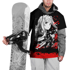Накидка на куртку 3D с принтом Алиса Цуберг , 100% полиэстер |  | anime | sword art online | аниме | анимэ | мастера меча онлайн