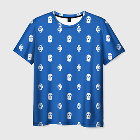 Мужская футболка 3D с принтом Узор Mono Dope Camo (Dope Street Market) в Санкт-Петербурге, 100% полиэфир | прямой крой, круглый вырез горловины, длина до линии бедер | балаклава | камуфляж | модные | узор | хайп | шмот