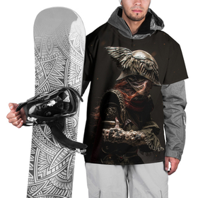 Накидка на куртку 3D с принтом Воин Мелина в Санкт-Петербурге, 100% полиэстер |  | воин в доспехах | воин мелина | девушка | мелина | персонаж | рисунок | рыцарь