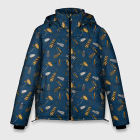 Мужская зимняя куртка 3D с принтом Рыболовные Приманки (Fishing) в Тюмени, верх — 100% полиэстер; подкладка — 100% полиэстер; утеплитель — 100% полиэстер | длина ниже бедра, свободный силуэт Оверсайз. Есть воротник-стойка, отстегивающийся капюшон и ветрозащитная планка. 

Боковые карманы с листочкой на кнопках и внутренний карман на молнии. | fish | fishing | блесна | воблер | донка | закидушка | крючок | подсак | поплавок | природа | рыба | рыбак | рыбалка | рыбная ловля | рыболов | рыболовная приманка | садок | снасти | спиннинг | удочка | уха