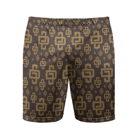 Мужские шорты спортивные с принтом Узор Monogramm Pattern Dope Camo (Dope Street Market) ,  |  | балаклава | камуфляж | модные | узор | хайп | шмот