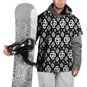 Накидка на куртку 3D с принтом Узор Black Pattern Dope Camo (Dope Street Market) в Петрозаводске, 100% полиэстер |  | балаклава | камуфляж | модные | узор | хайп | шмот