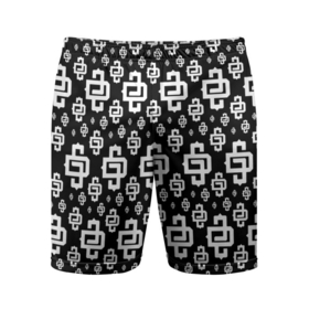 Мужские шорты спортивные с принтом Узор Black Pattern Dope Camo (Dope Street Market) в Санкт-Петербурге,  |  | балаклава | камуфляж | модные | узор | хайп | шмот