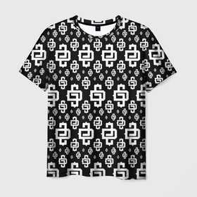 Мужская футболка 3D с принтом Узор Black Pattern Dope Camo (Dope Street Market) в Новосибирске, 100% полиэфир | прямой крой, круглый вырез горловины, длина до линии бедер | Тематика изображения на принте: балаклава | камуфляж | модные | узор | хайп | шмот